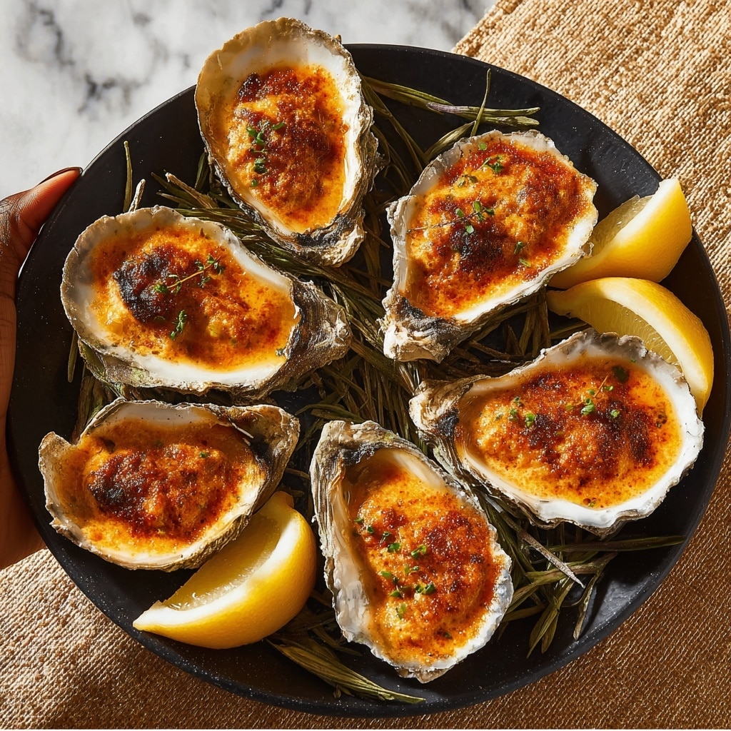 Barbecued Oysters with Smoky Uni Butter Recipe - Recipe Image