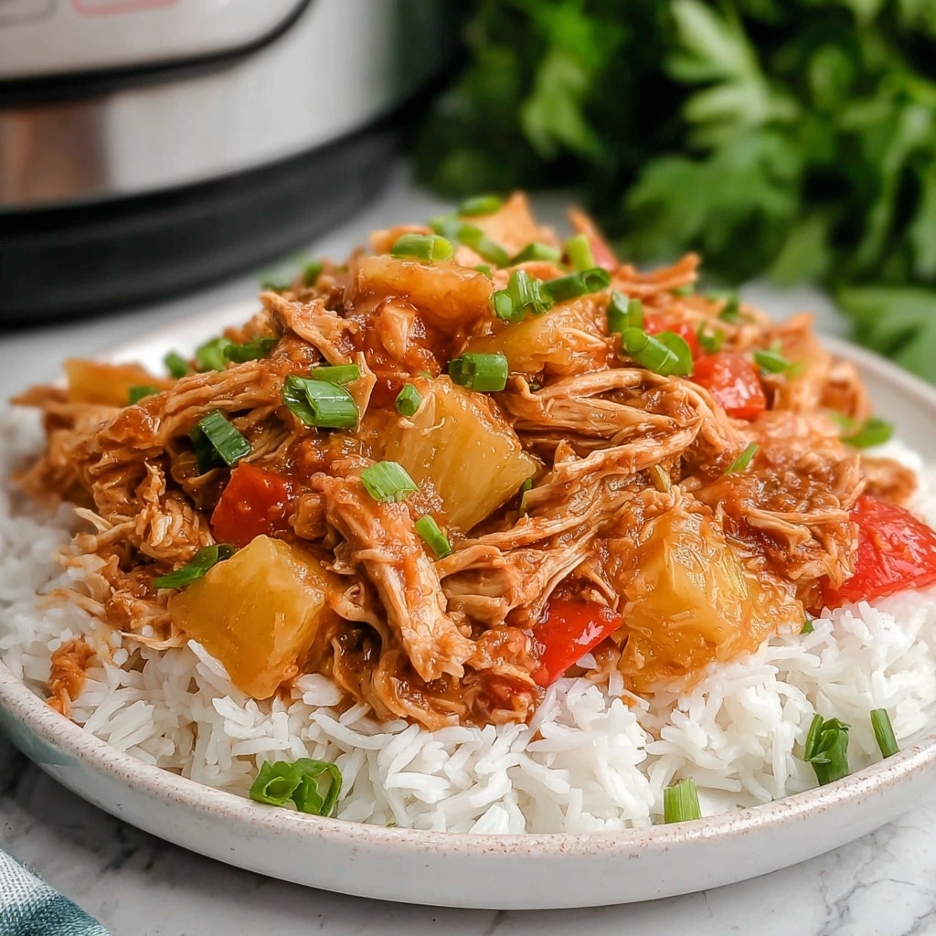 Crockpot Pineapple BBQ Chicken Recipe - Recipe Image