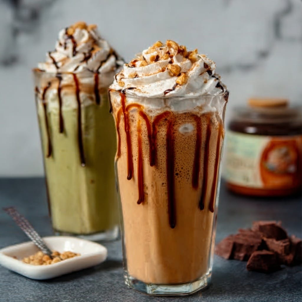 Toffee Coffee Frappe Recipe - Recipe Image