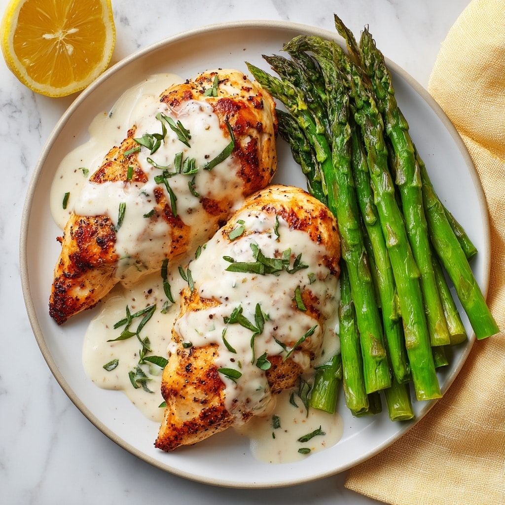 Creamy Lemon Herb Parmesan Chicken Recipe - Recipe Image
