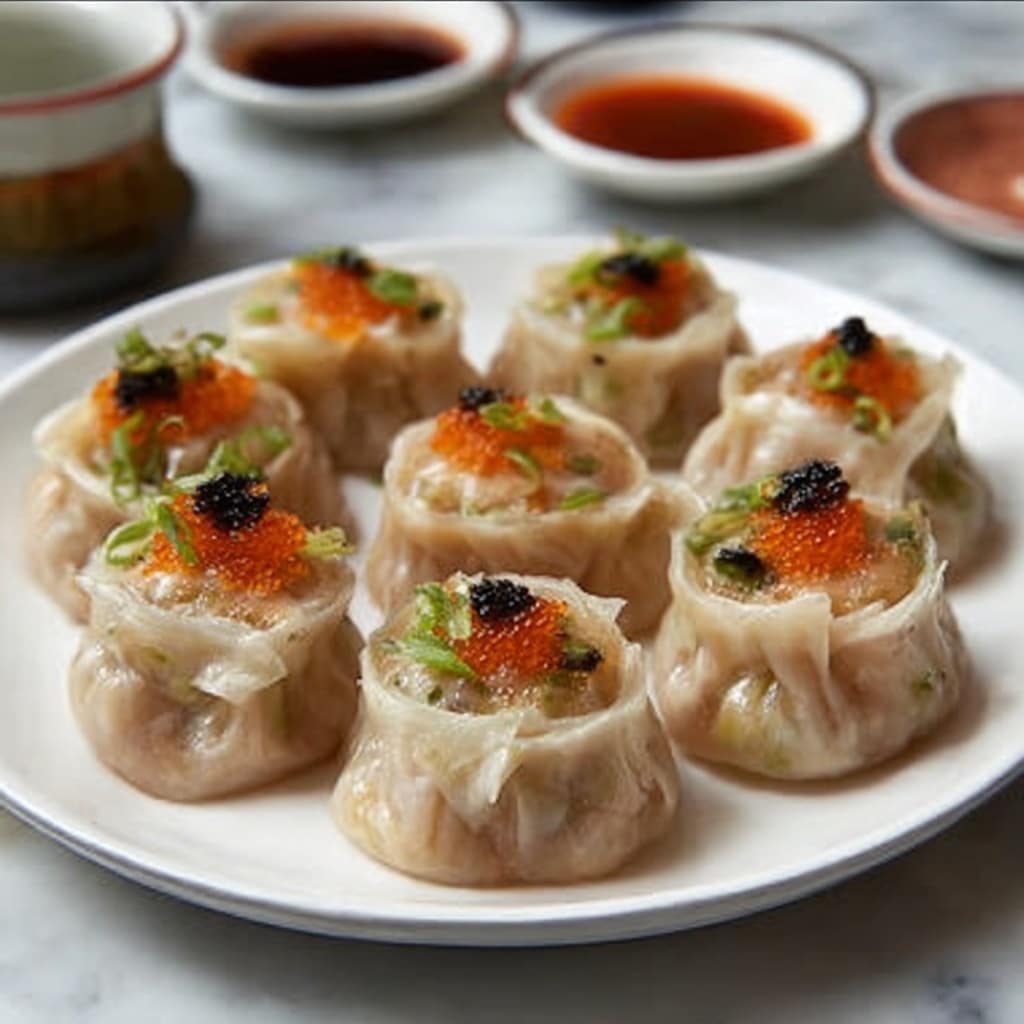 Shrimp and Vegetable Dumplings Recipe - Recipe Image