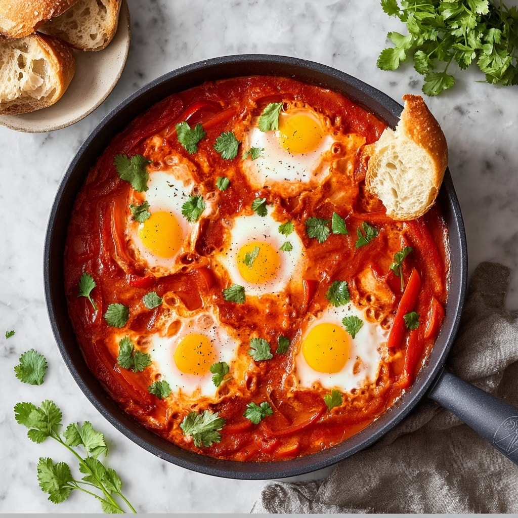Classic Shakshuka with Sourdough Recipe - Recipe Image