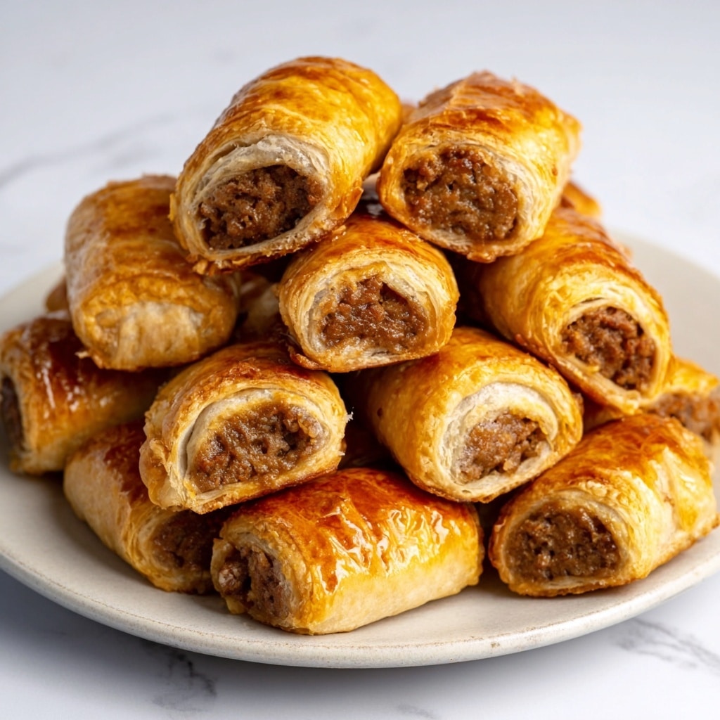 French Onion Sausage Rolls Recipe - Recipe Image