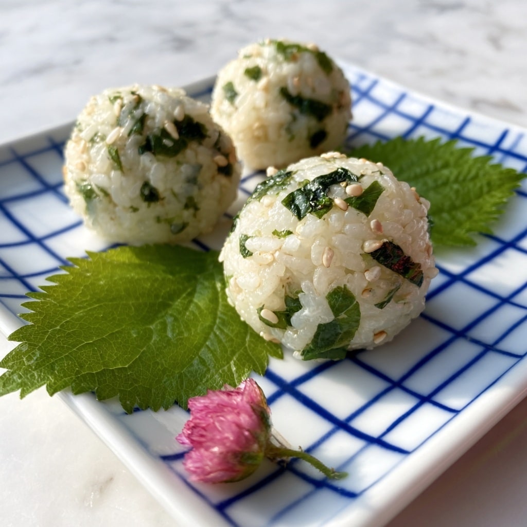Nettle Wild Onion Rice Balls Recipe - Recipe Image