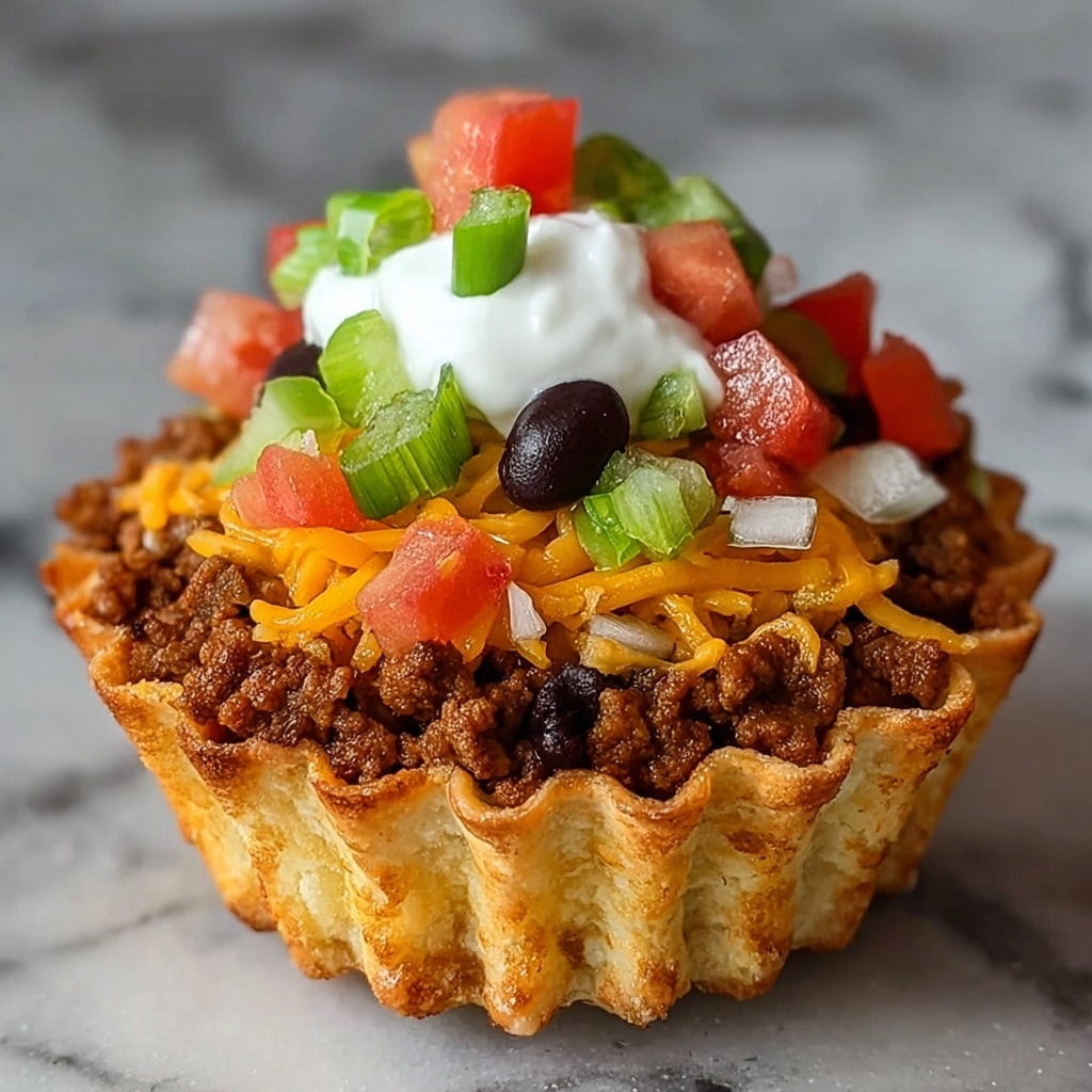 Taco Cupcakes Recipe - Recipe Image