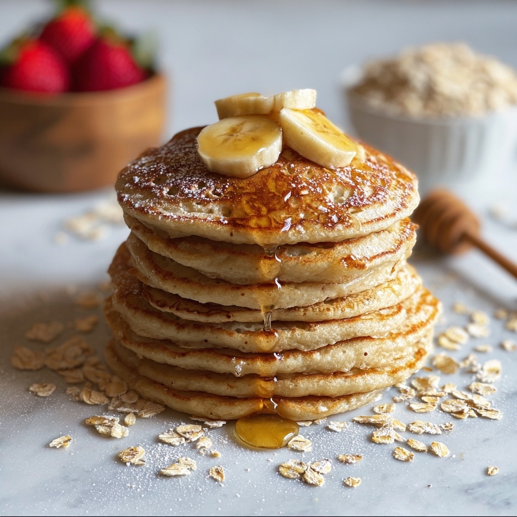Oatmeal Protein Pancakes Recipe - Recipe Image