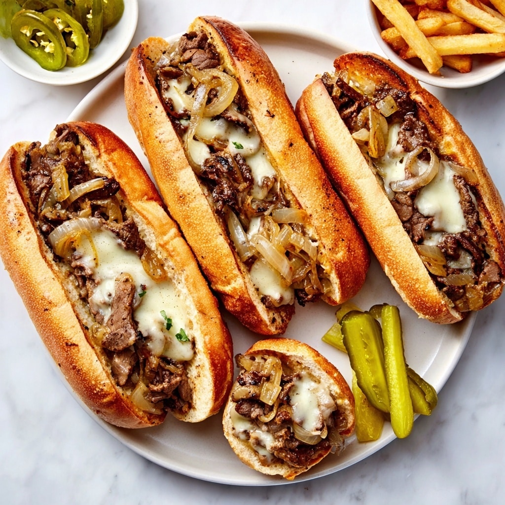 Philly Cheesesteak Sandwich Recipe - Recipe Image