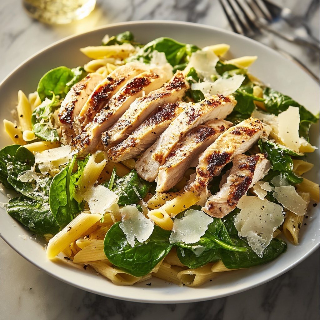 Chicken Caesar Pasta Salad Recipe - Recipe Image