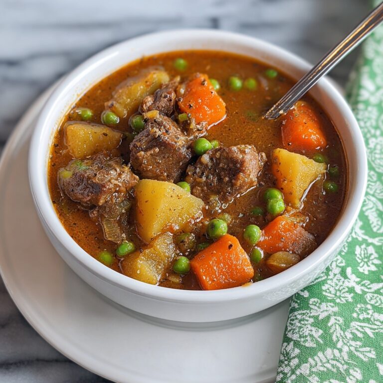 Old-Fashioned Vegetable Beef Soup Recipe