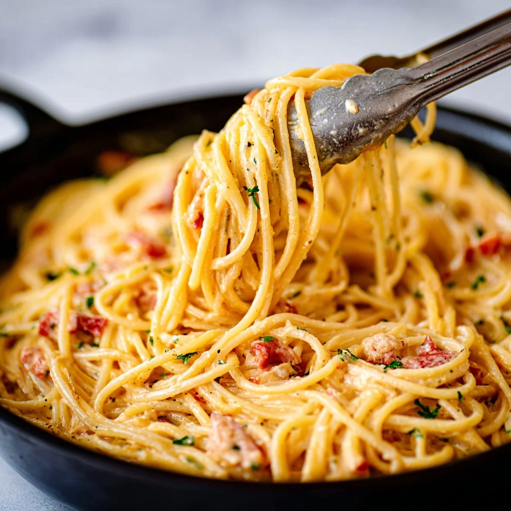 Easy Crockpot Chicken Spaghetti Recipe - Recipe Image