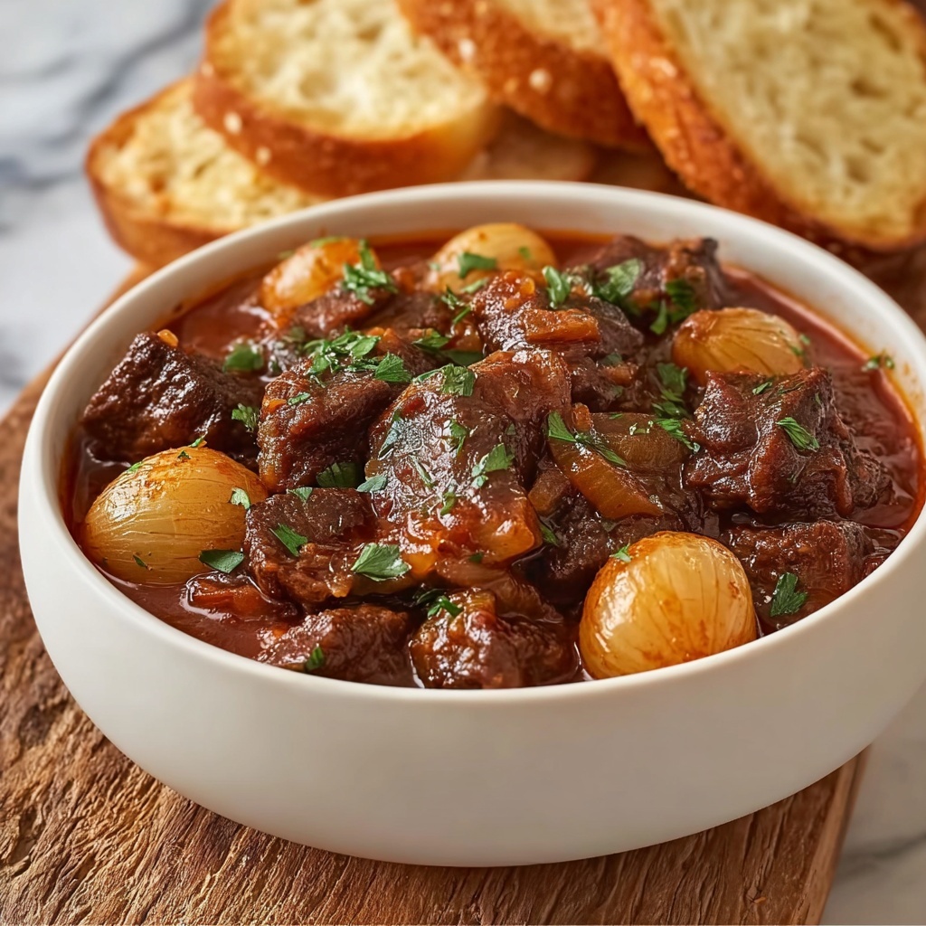 Stifado: Greek Beef Stew with Shallots Recipe - Recipe Image