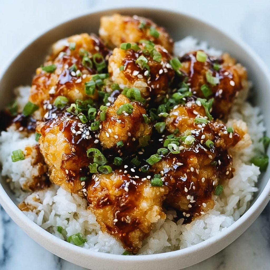 Crispy and Sticky Honey Sesame Chicken Recipe - Recipe Image