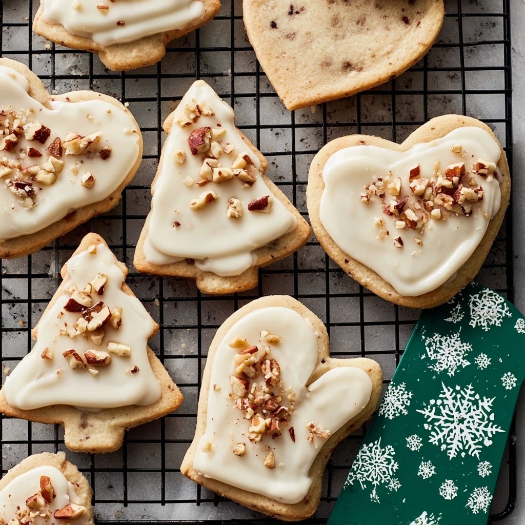 Pecan Sugar Cookies Recipe - Recipe Image