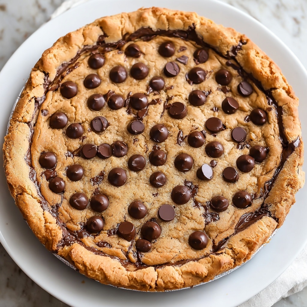 Deep Dish Chickpea Cookie Pie Recipe - Recipe Image