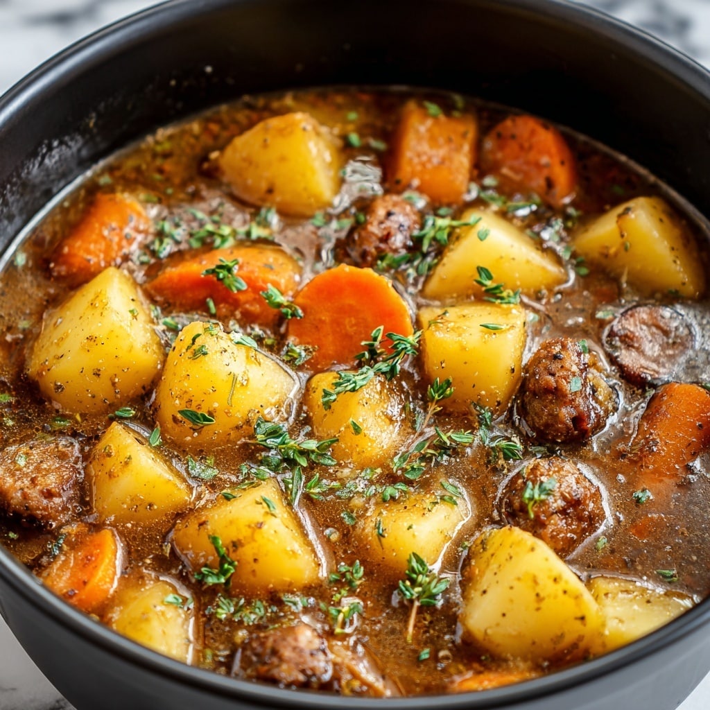 Crockpot Sausage Casserole: The Ultimate Comfort Food Recipe - Recipe Image