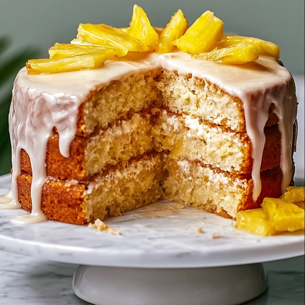 Pineapple Heaven Cake Recipe - Recipe Image