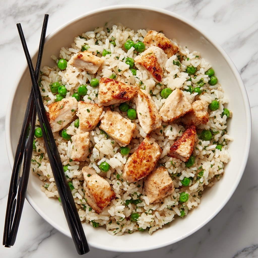 Sticky Garlic Chicken Fried Rice Recipe - Recipe Image