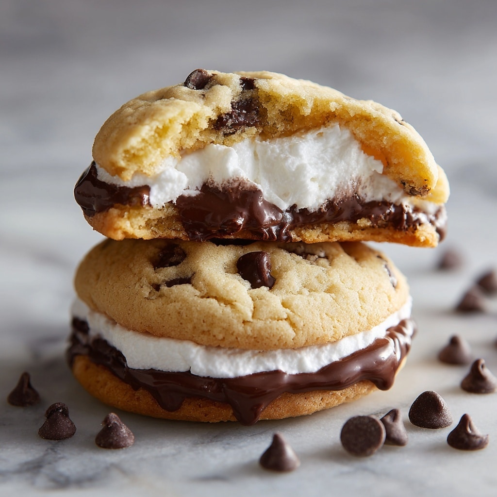 Cheesecake Stuffed Chocolate Chip Cookies Recipe - Recipe Image