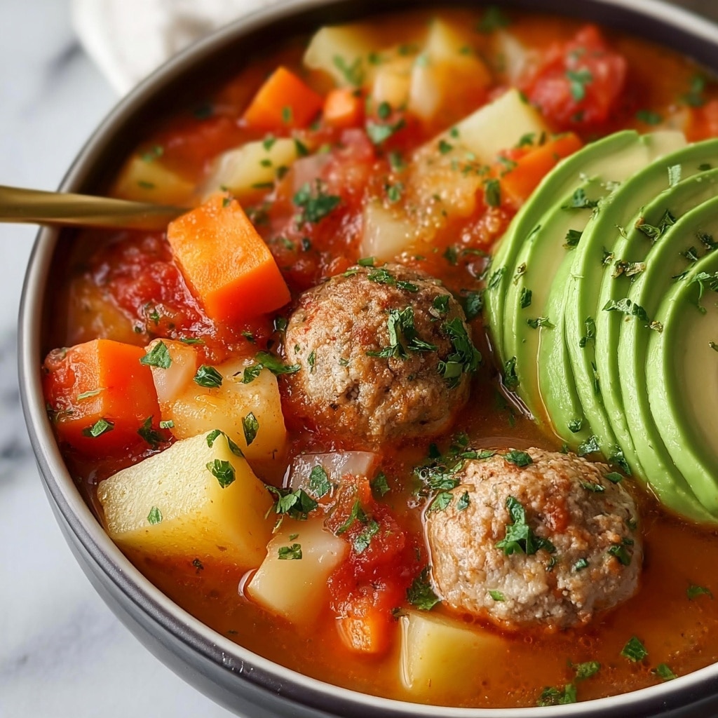 Mexican Meatball Soup Recipe - Recipe Image
