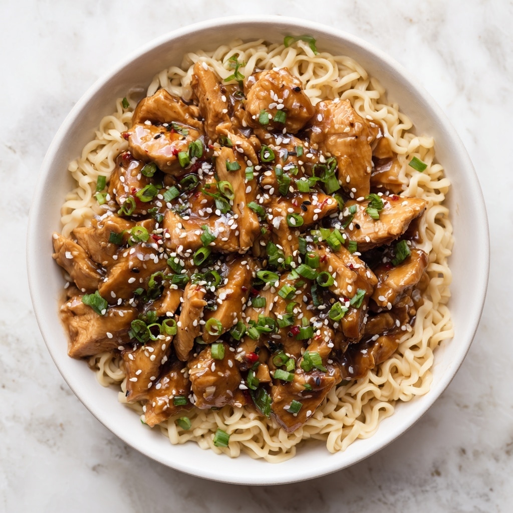 Kung Pao Chicken Noodles Recipe - Recipe Image
