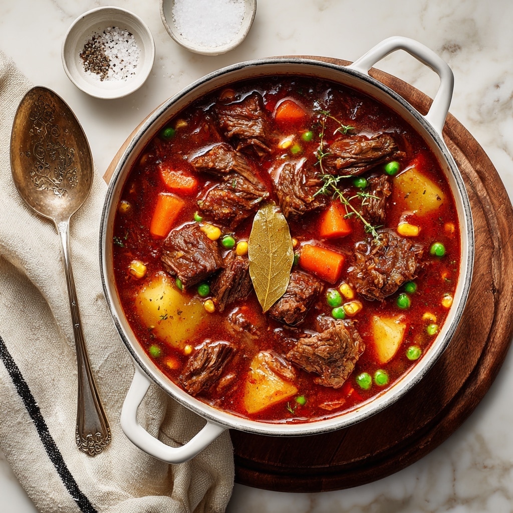 Beef Vegetable Soup Recipe - Recipe Image