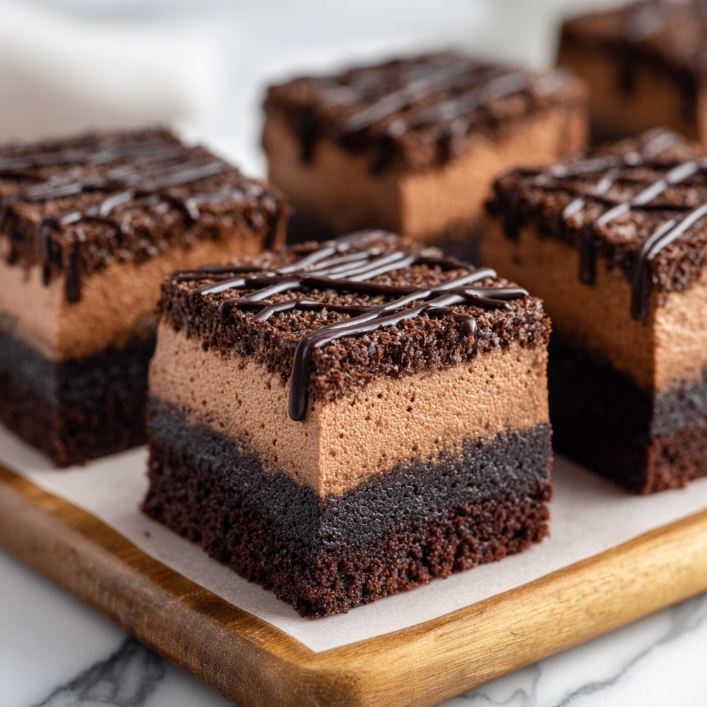 Chocolate Mousse Brownies Recipe - Recipe Image
