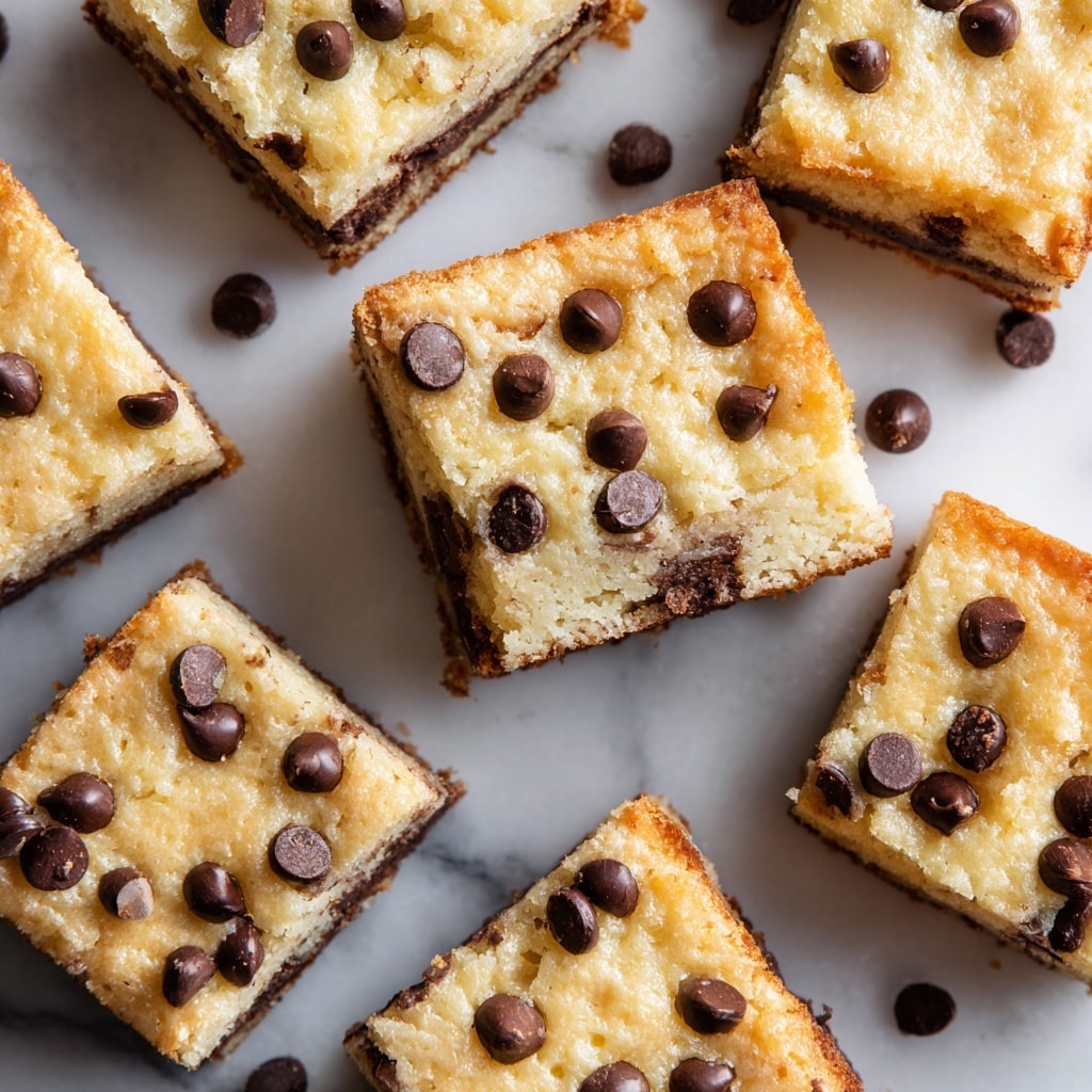 Peanut Butter Chocolate Chip Cookie Bars Recipe - Recipe Image