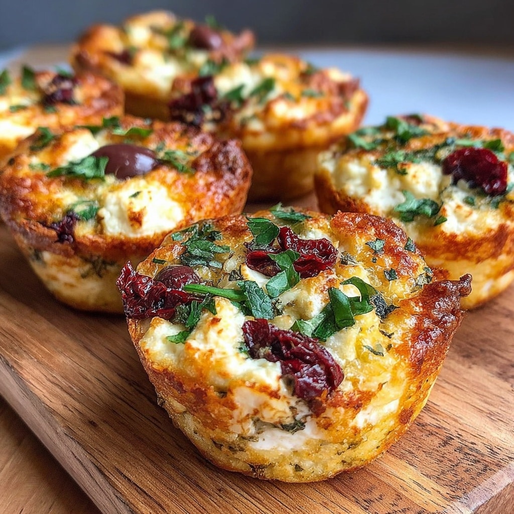 Egg Muffins with Sun-Dried Tomatoes & Kalamata Olives Recipe - Recipe Image