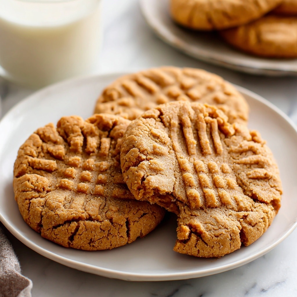 Easy Peanut Butter Cookies Recipe - Recipe Image