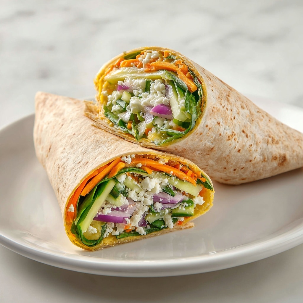 Crispy Cucumber Feta Wraps Recipe - Recipe Image