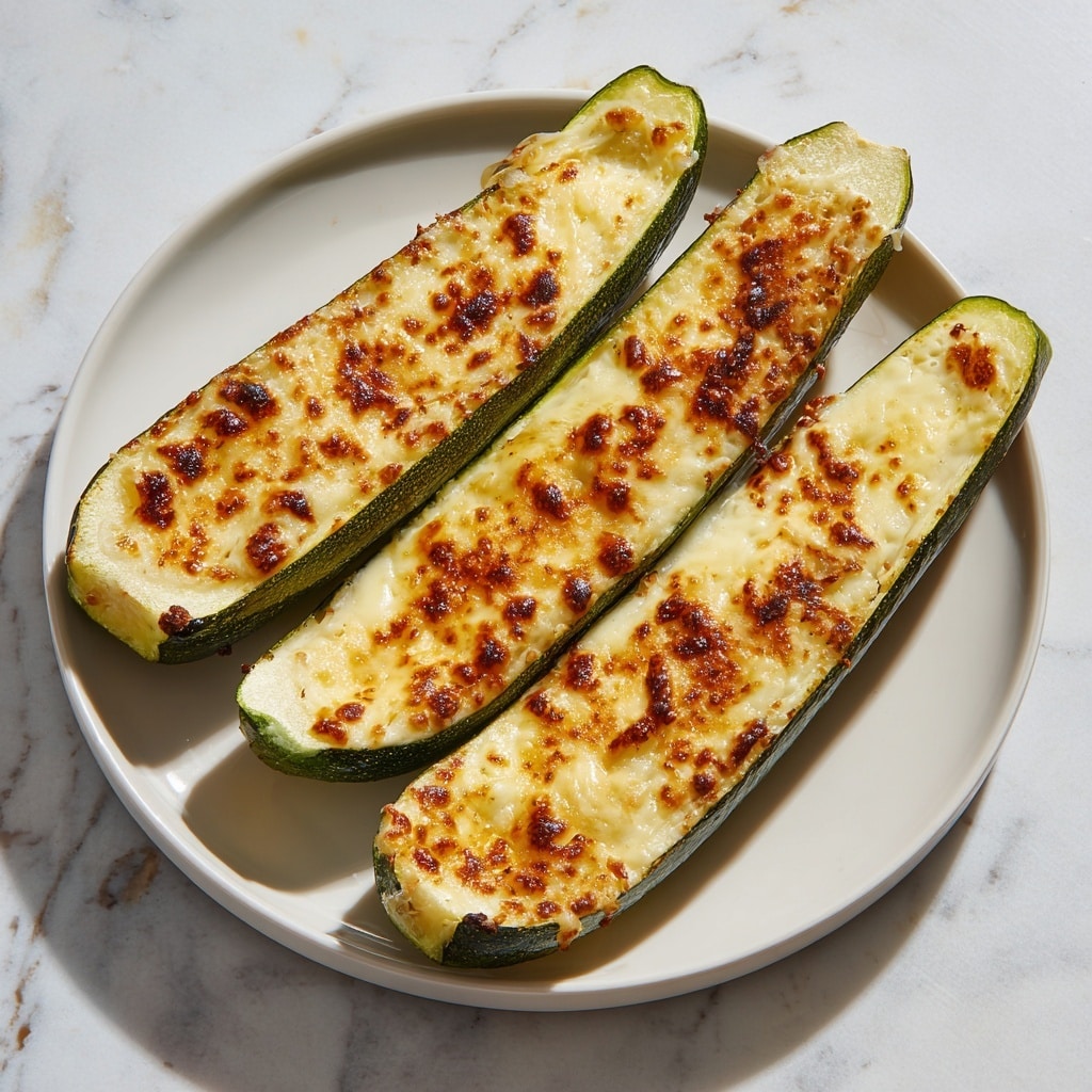 Garlic Lemon and Parmesan Oven Roasted Zucchini Recipe - Recipe Image