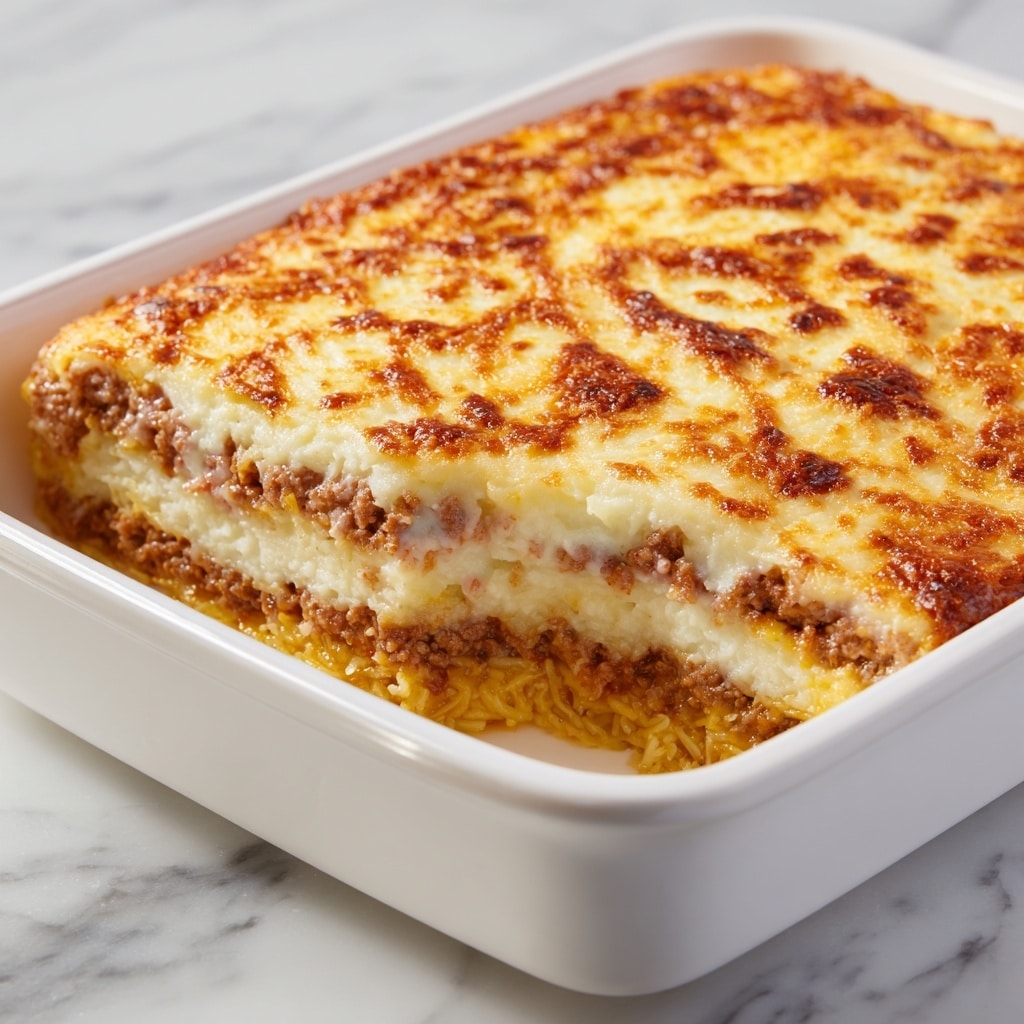 Cheesy Hot Dog Tater Tot Casserole Recipe - Recipe Image