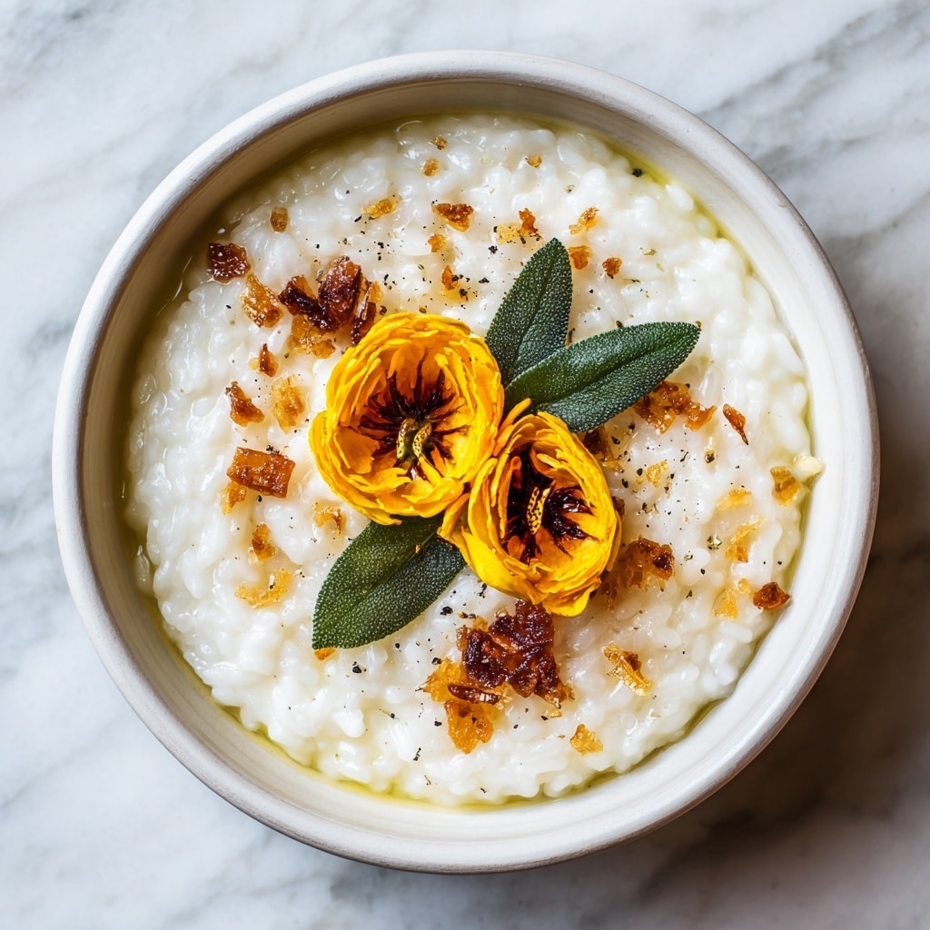 Squash Blossom Risotto Recipe - Recipe Image