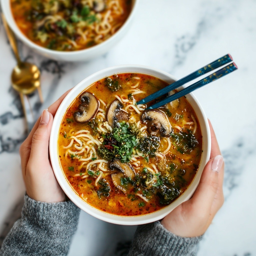 Crispy Thai Peanut Chicken Ramen Recipe - Recipe Image