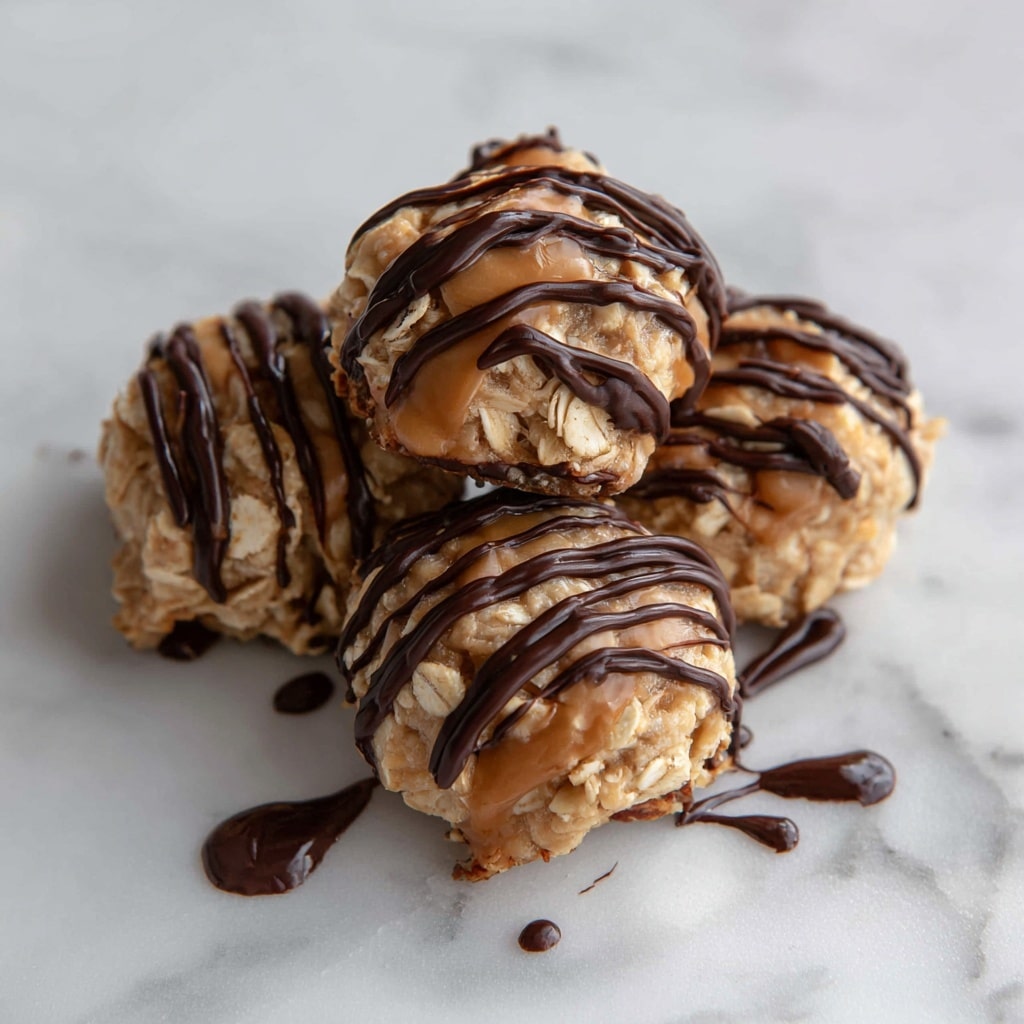 No-Bake Peanut Butter Oatmeal Cookies Recipe - Recipe Image
