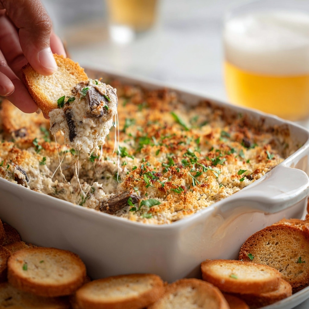 Stuffed Mushroom Dip Recipe - Recipe Image