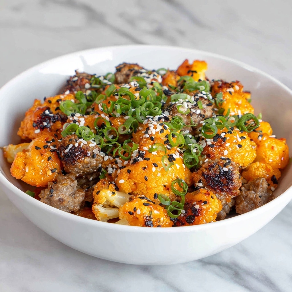 Sweet and Spicy Baked Cauliflower Recipe - Recipe Image