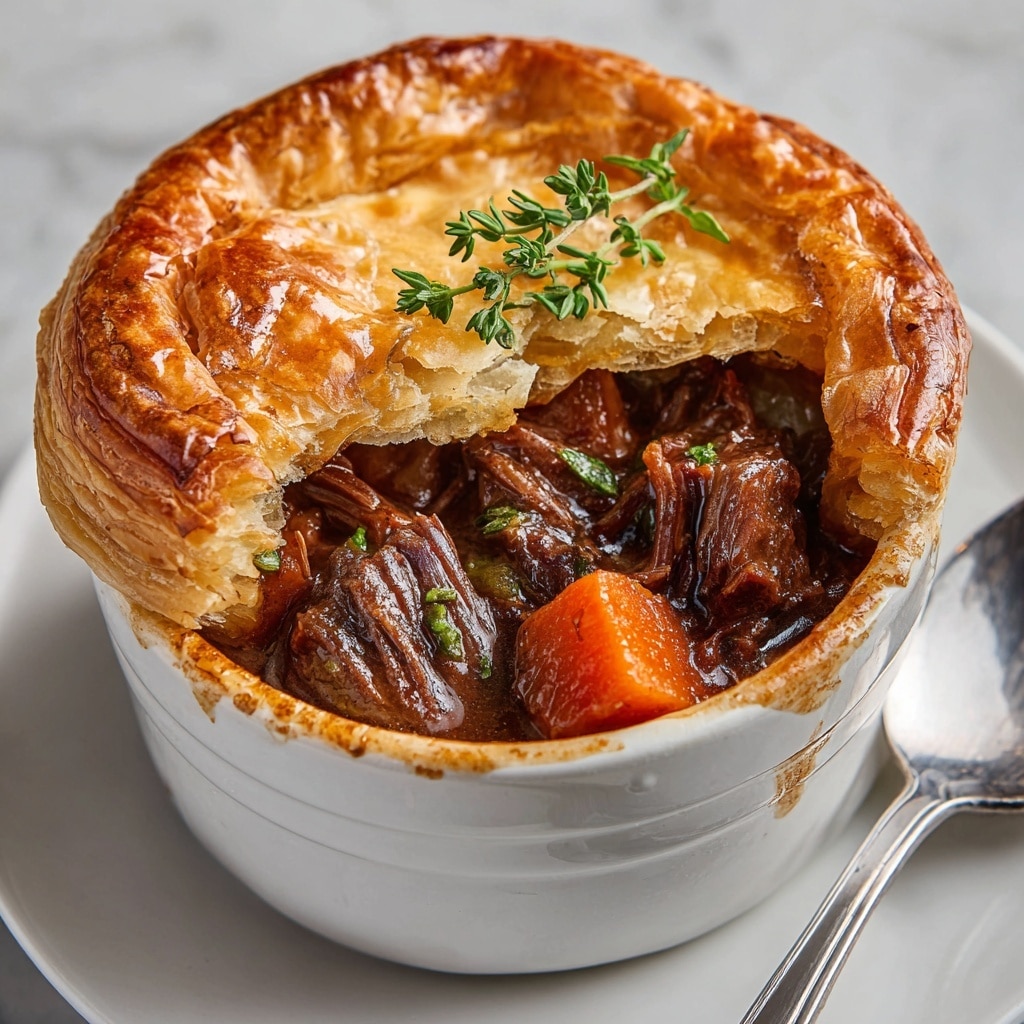 Guinness Braised Beef Pot Pie Recipe - Recipe Image