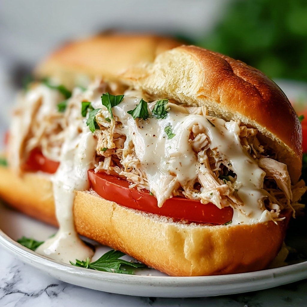 Slow Cooker Chicken Philly Sandwiches Recipe - Recipe Image