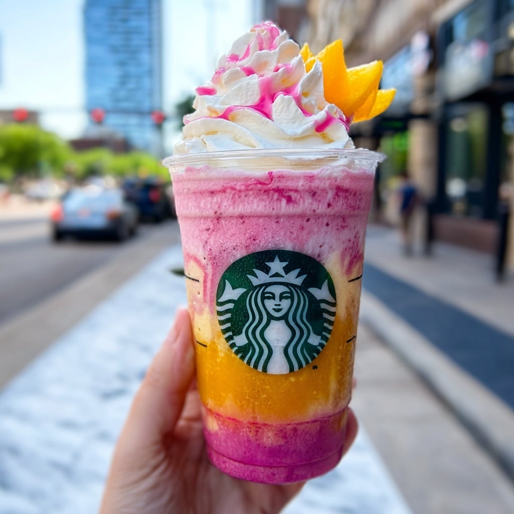 Kiwi Dragonfruit Crush Frappuccinos Recipe - Recipe Image