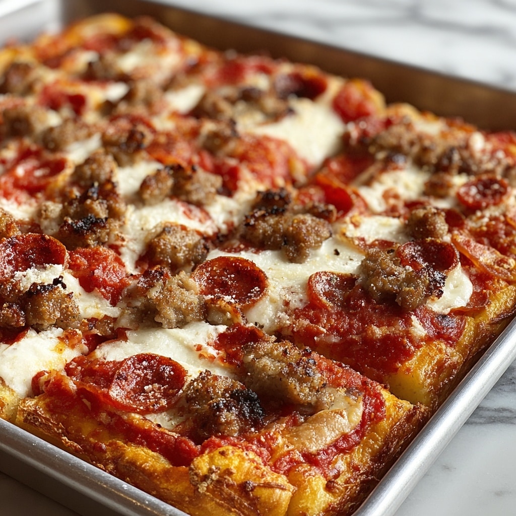 Meat Lovers Pizza Casserole Recipe - Recipe Image