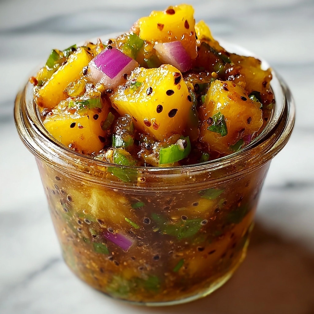 Spicy Pineapple Jalapeño Chutney Recipe - Recipe Image