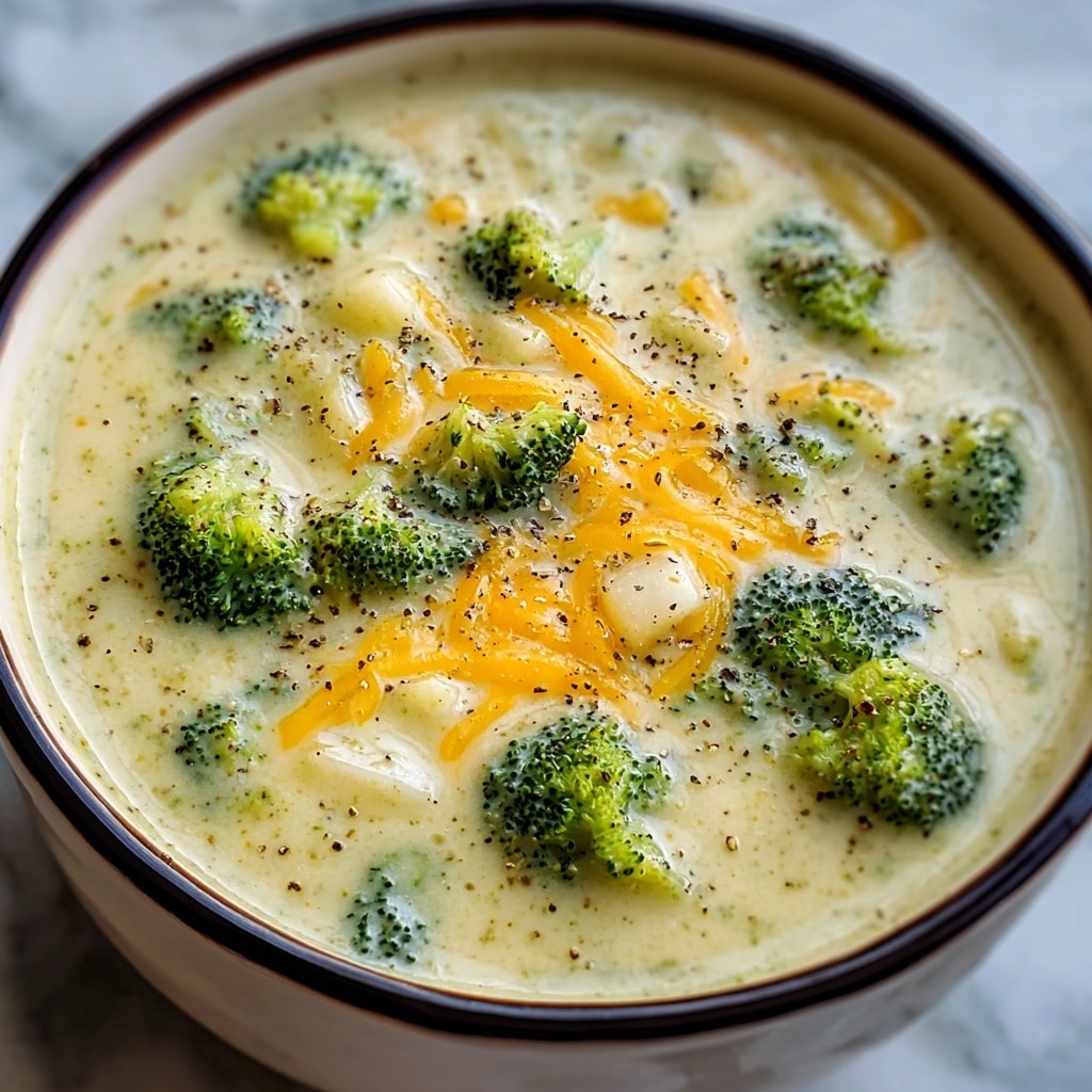 Creamy Broccoli Cheese Soup Recipe: Comfort in a Bowl Recipe - Recipe Image