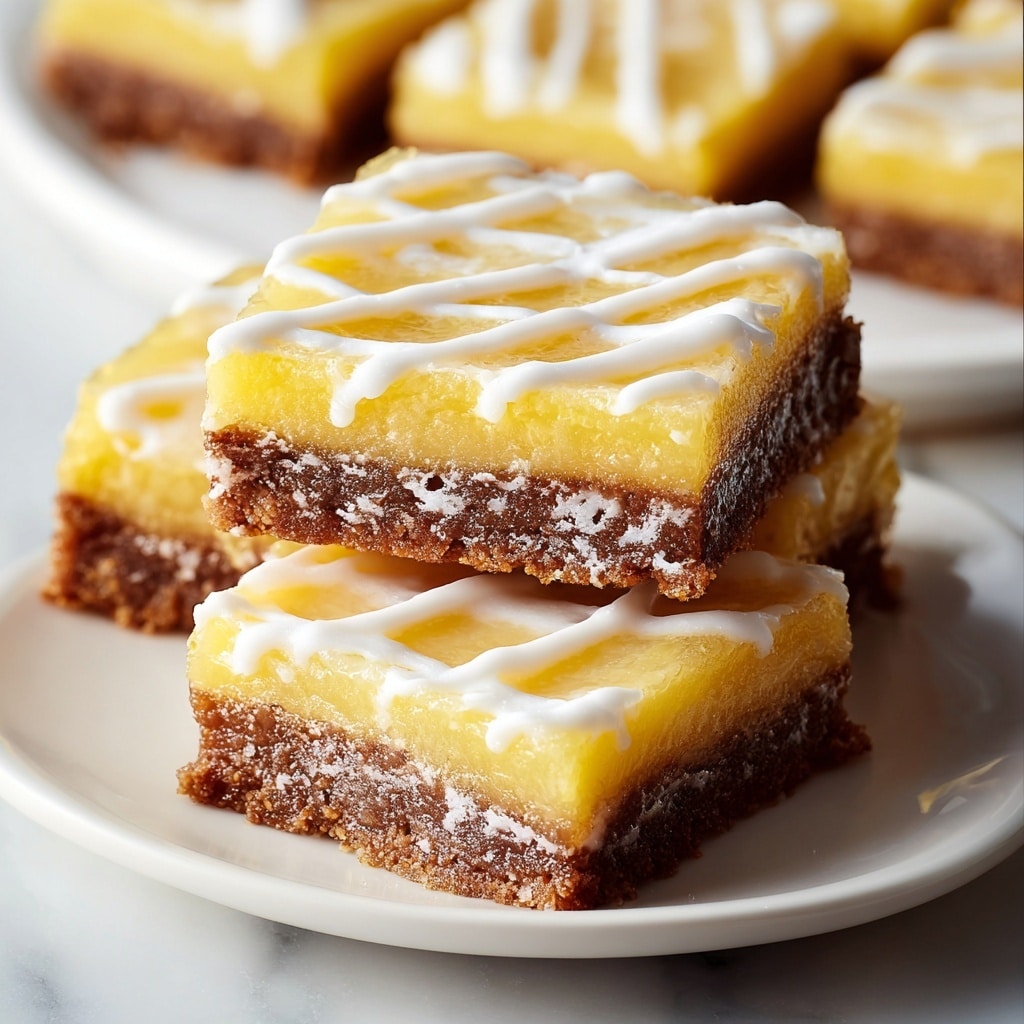 Gluten-Free Lemon Brownies Recipe - Recipe Image