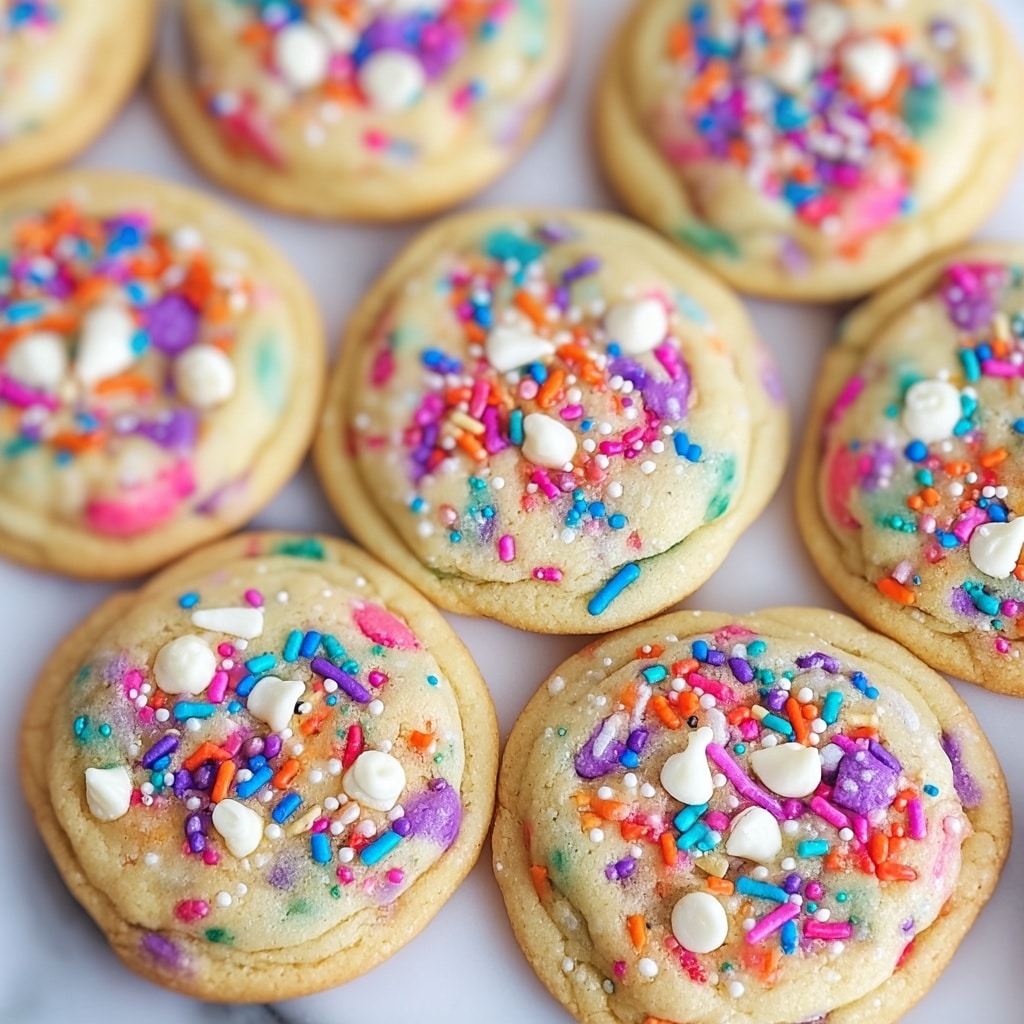 White Chocolate Confetti Cookies Recipe - Recipe Image
