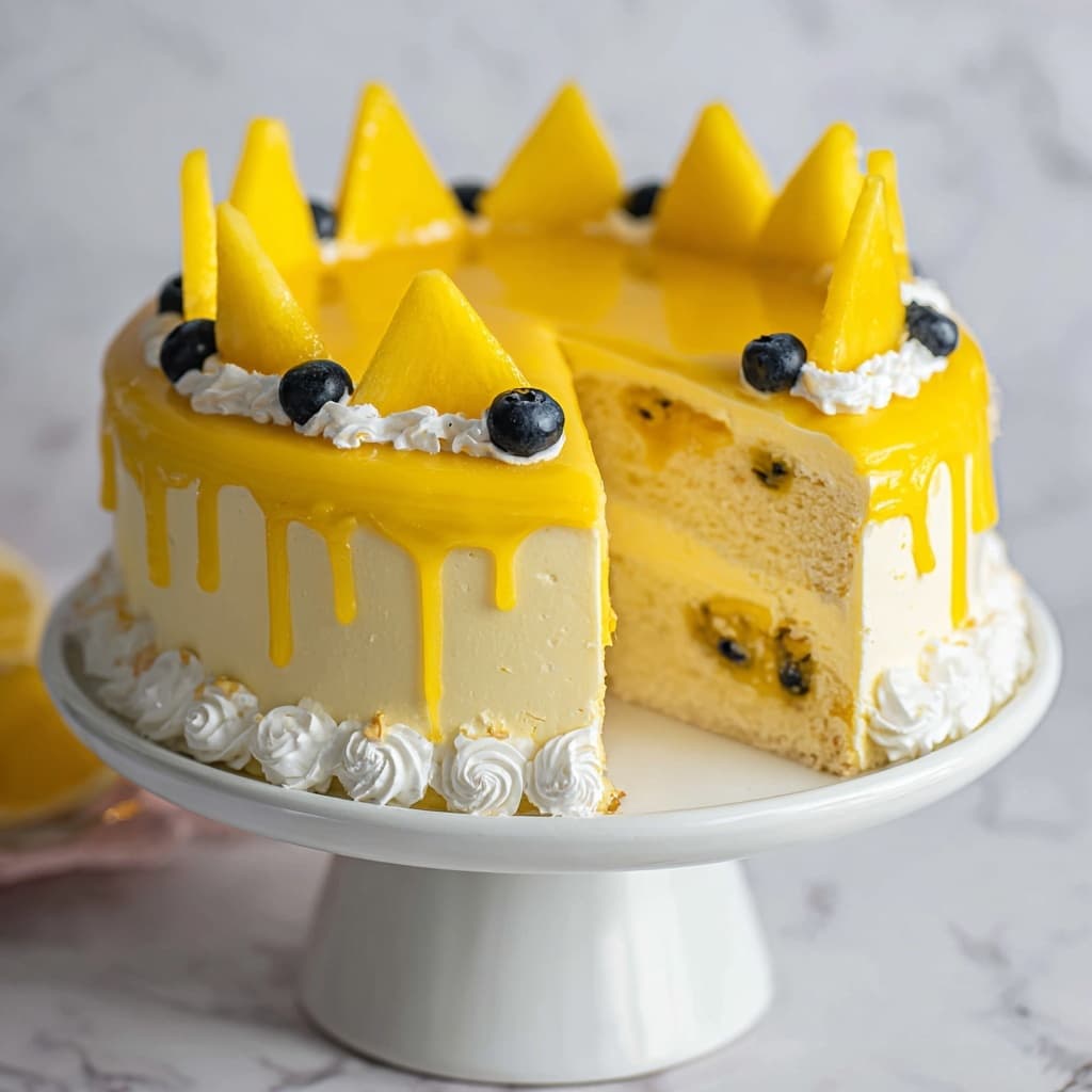 Mango Mousse Cake Recipe - Recipe Image