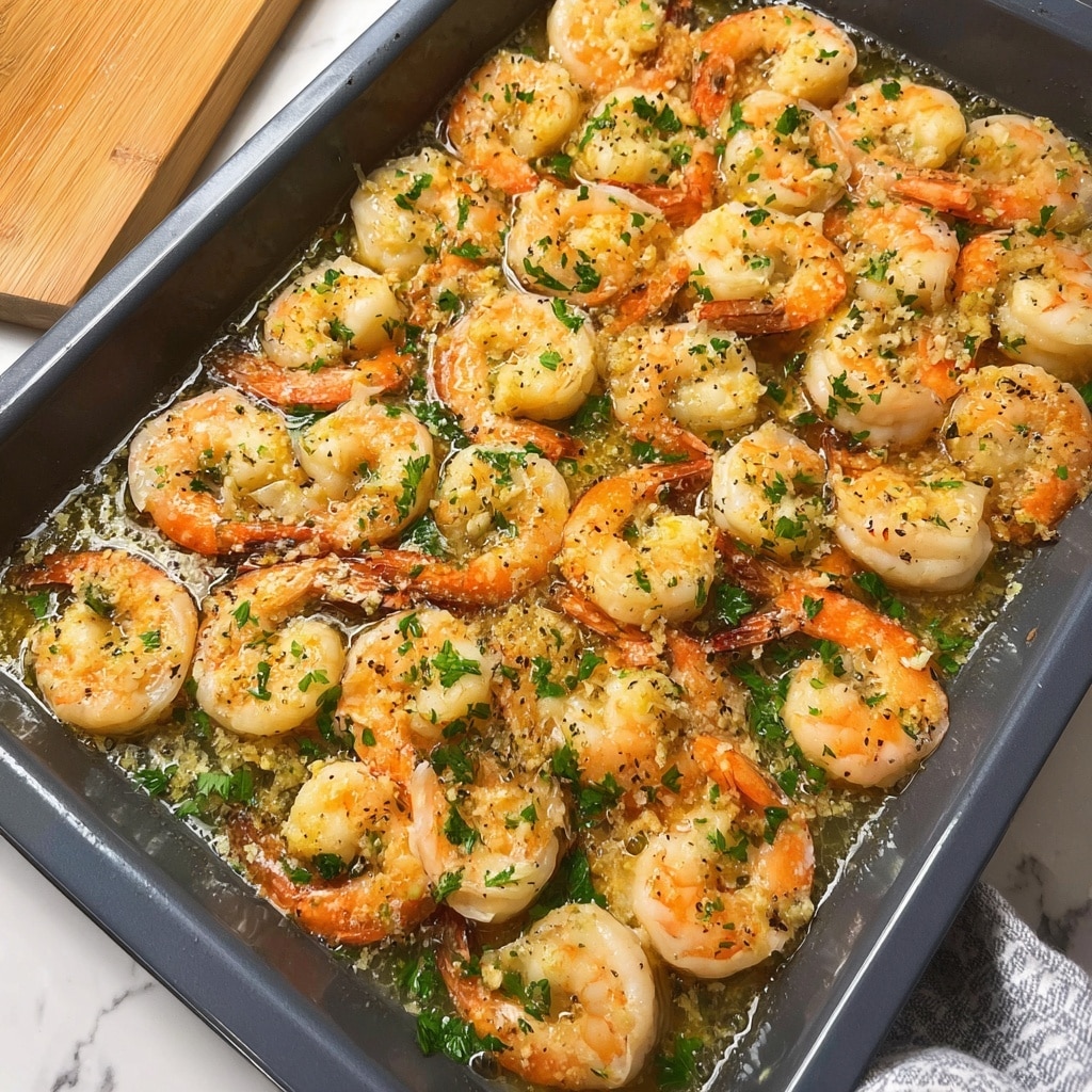 Garlic Parmesan Roasted Shrimp Recipe - Recipe Image