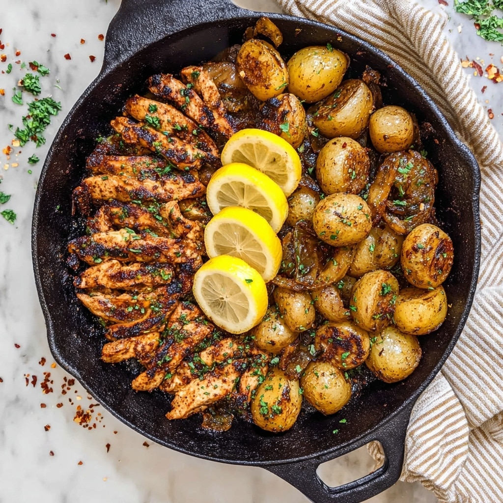 Diced Potatoes with Chicken Recipe - Recipe Image