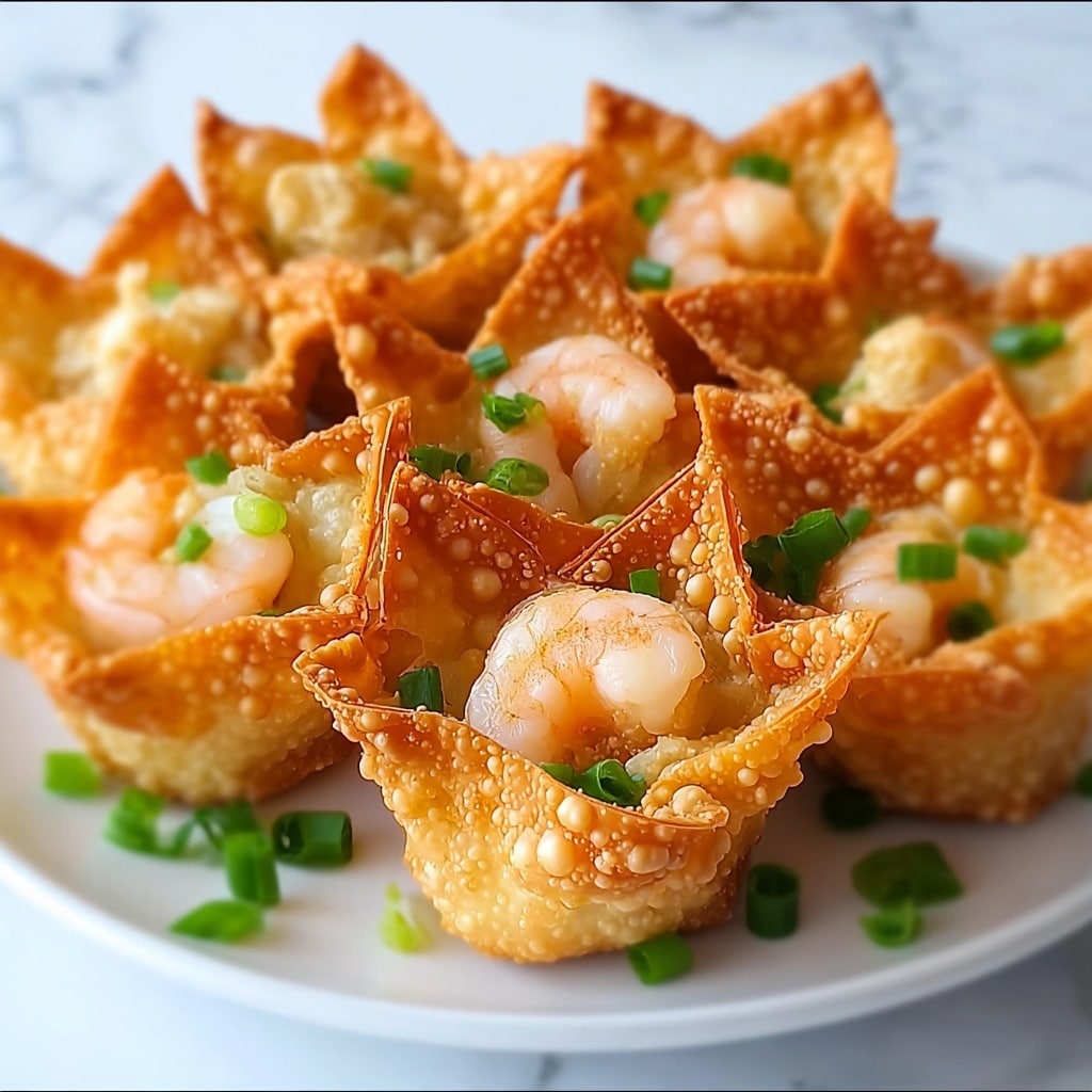 Shrimp and Cream Cheese Wontons Recipe - Recipe Image