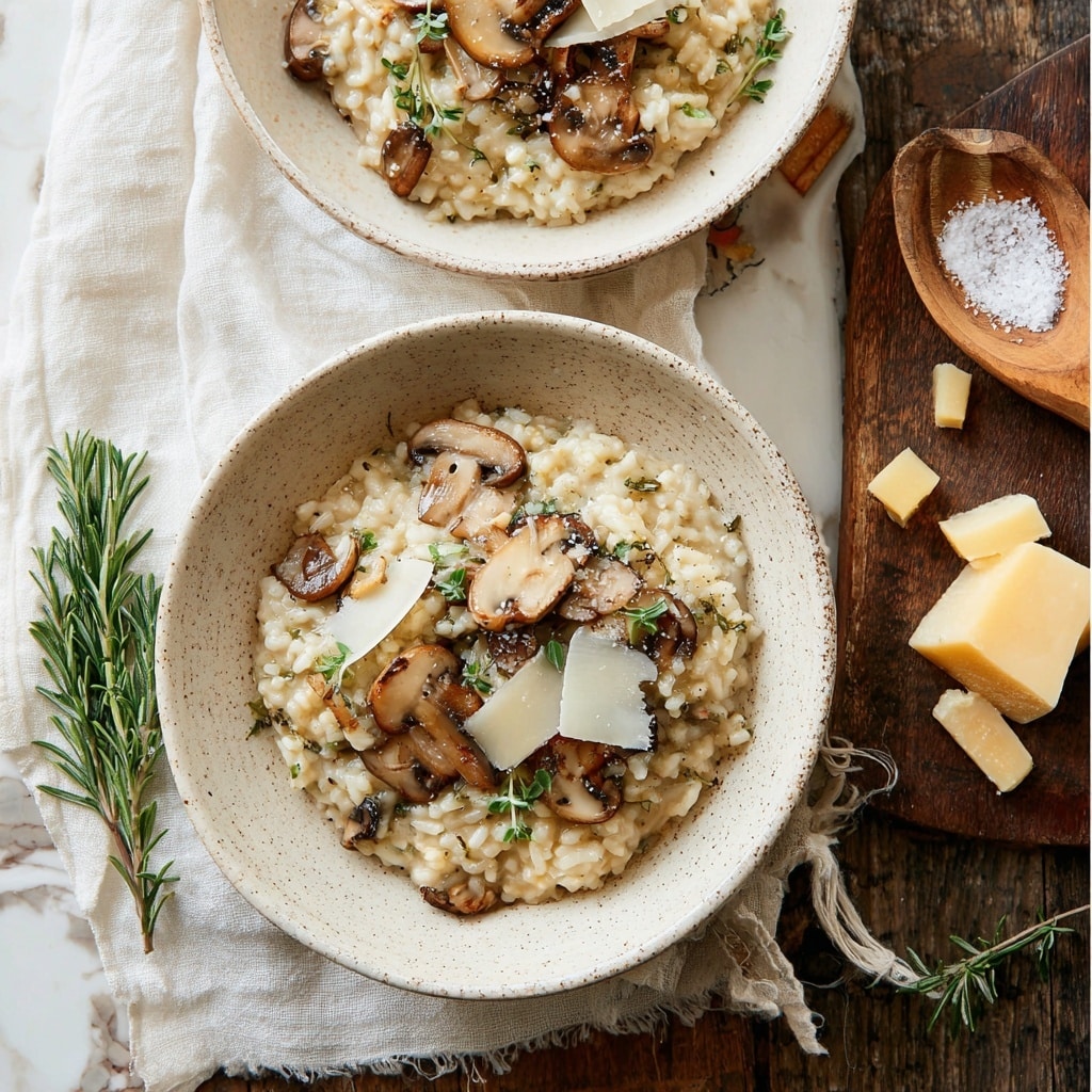 Mushroom and Chestnut Risotto Recipe - Recipe Image